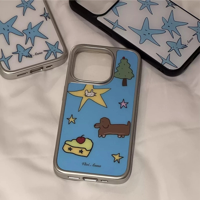 Home Office Microsoft - Ins Niche Creative Blue Star Puppy