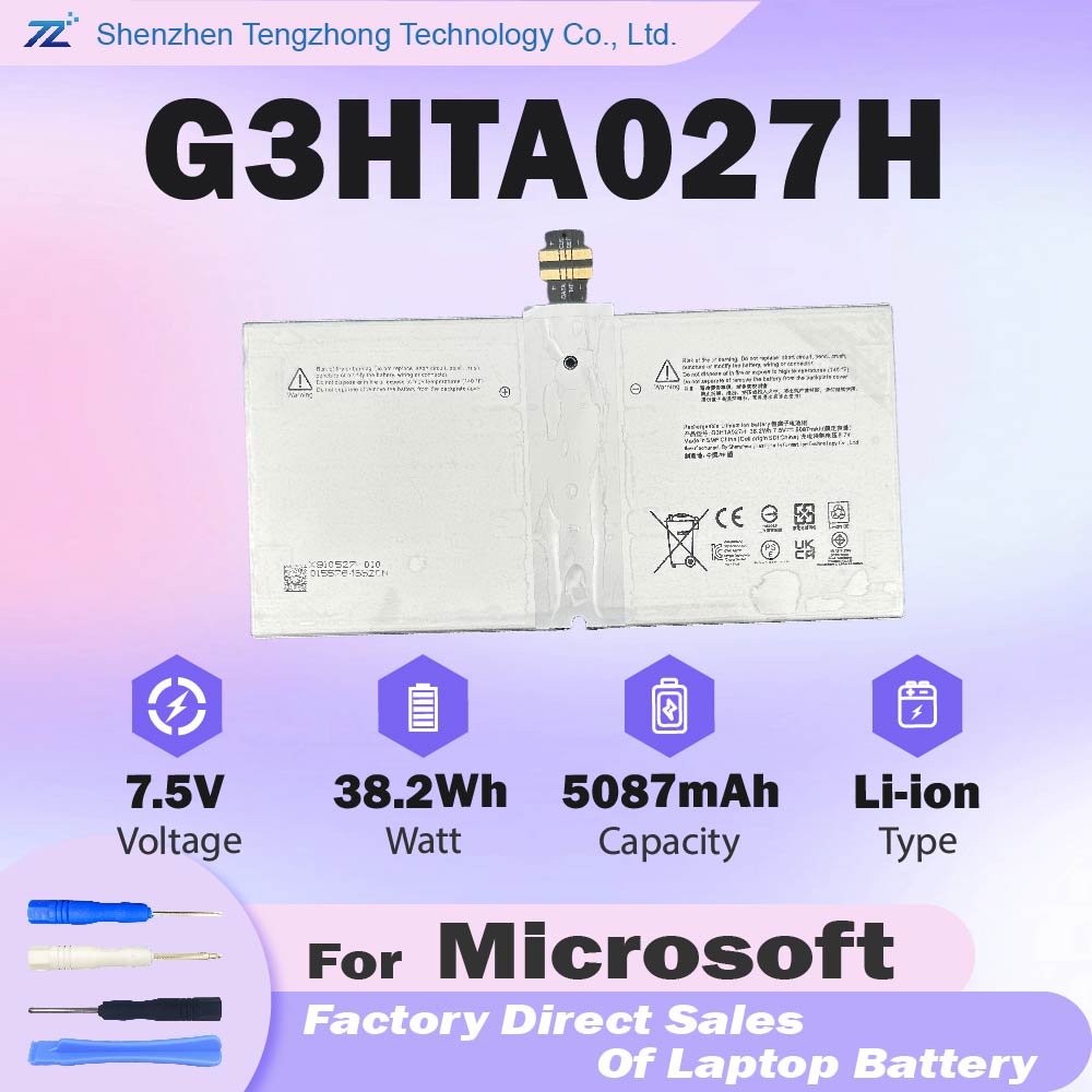 Home Office Microsoft - G3HTA027H DYNR01 Tablet Battery Replacement for