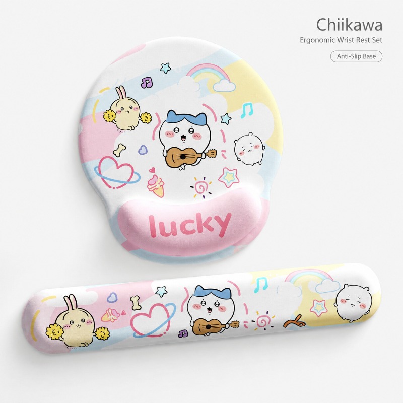 Wrist Rest Pad - Cute Chiikawa Ergonomic Mouse Pad Wrist