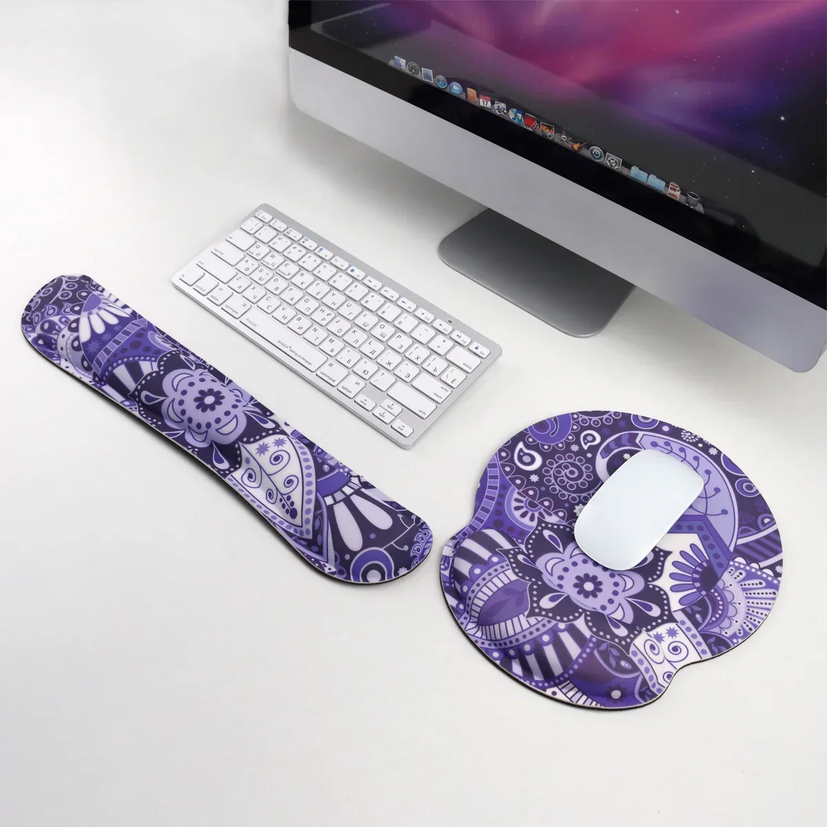 Wrist Rest Pad - Non-Slip Mouse Pad Portable Size PU