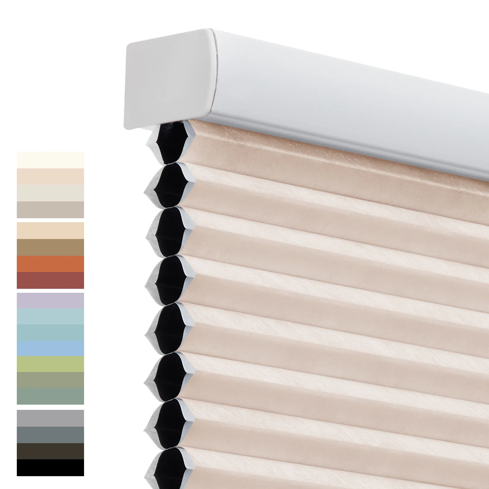 Blackout Cellular Blinds Honey - Home Office Windows recension och pris