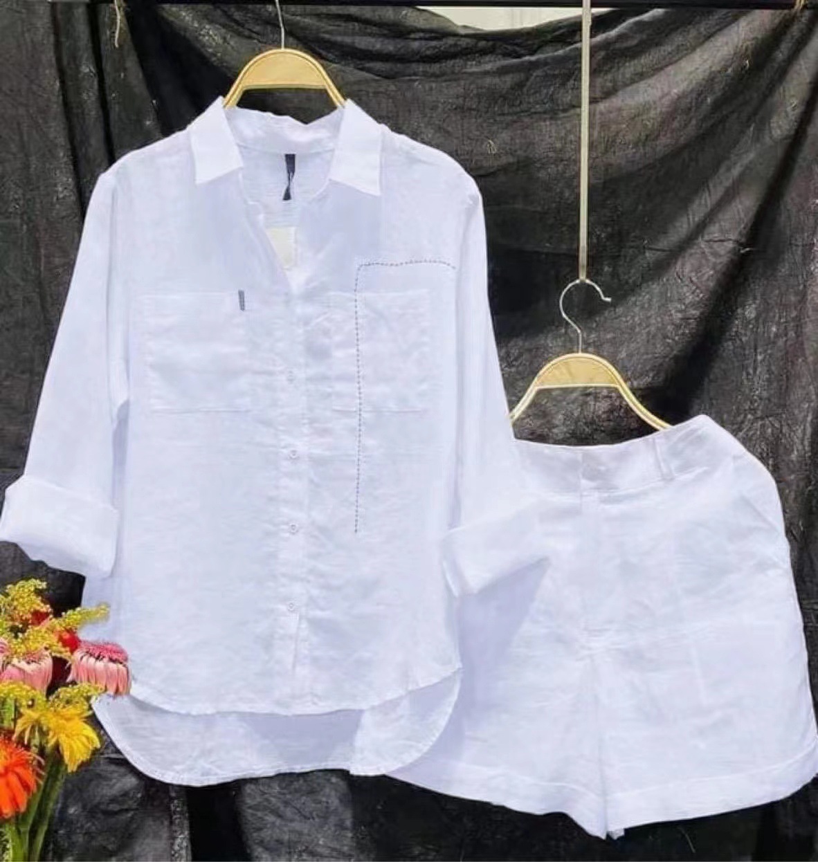 Fashion White Long Sleeve Shir - Home Office 2024 recension och pris