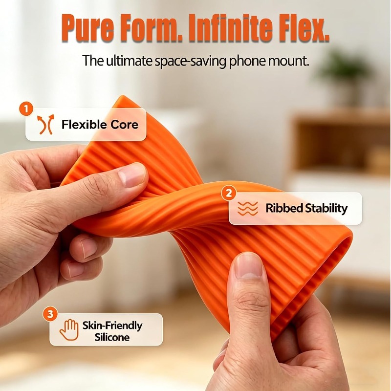 Flexible Foldable Silicone Pho - Home Office Laptop recension och pris