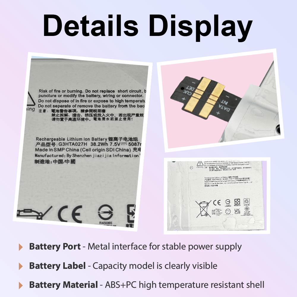 G3HTA027H DYNR01 Tablet Batter - Home Office Microsoft recension och pris