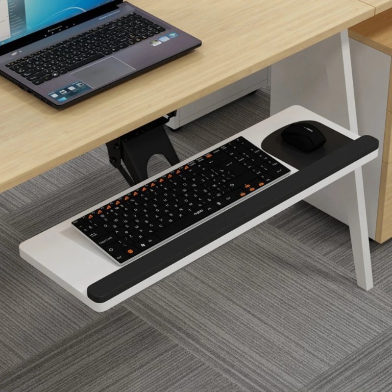 Keyboard Tray Under Desk Slidi - Wrist Rest Pad recension och pris