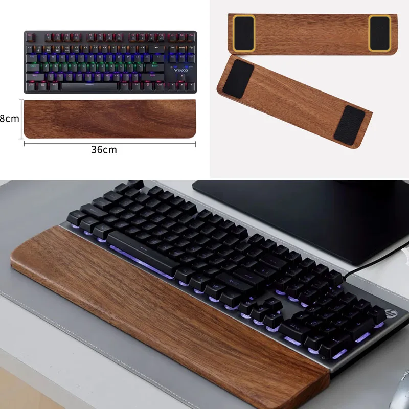 Solid Wood Keyboard Palm Rest  - Wrist Rest Pad recension och pris