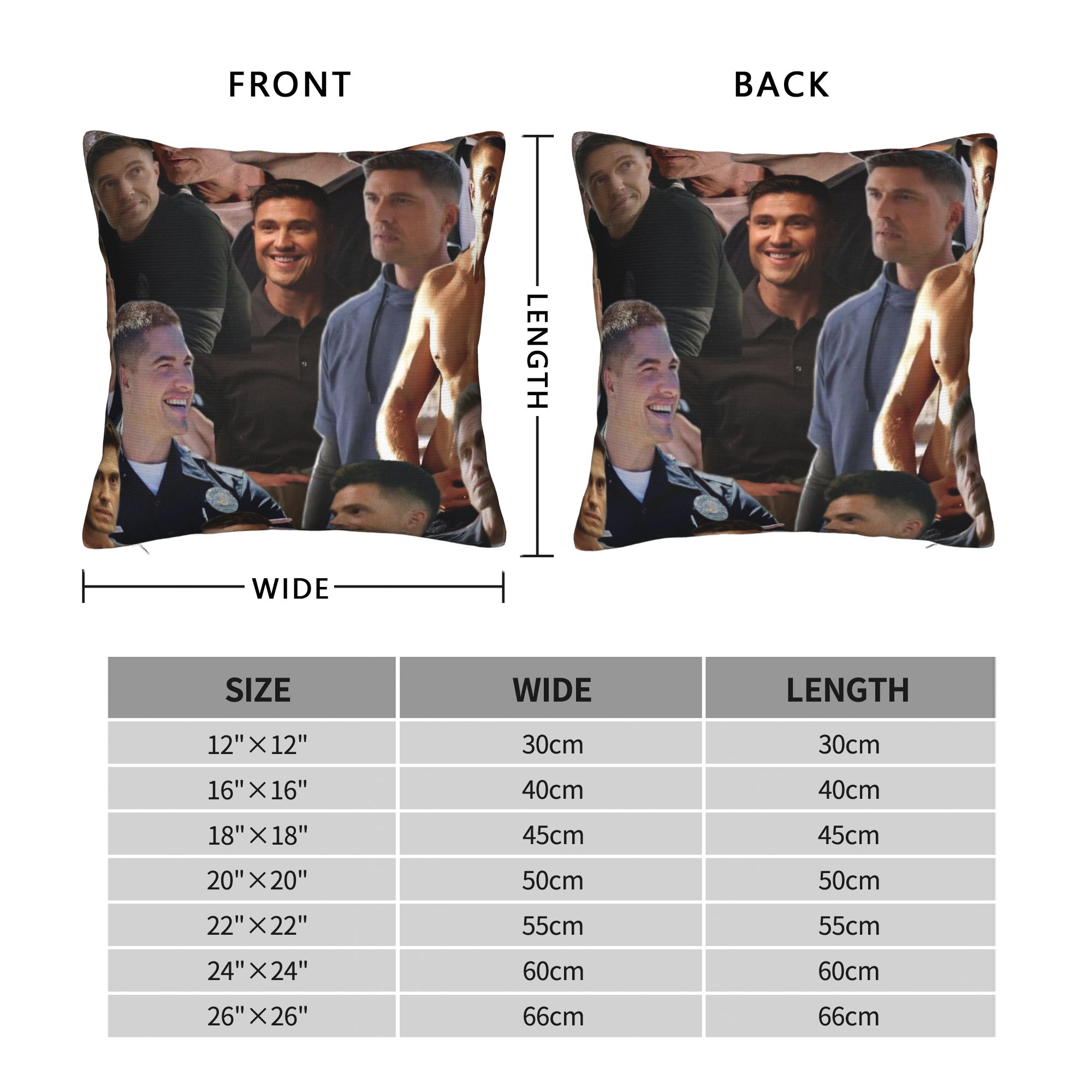 Tim Bradford Collage Pillow Ca - Home Office Tim recension och pris