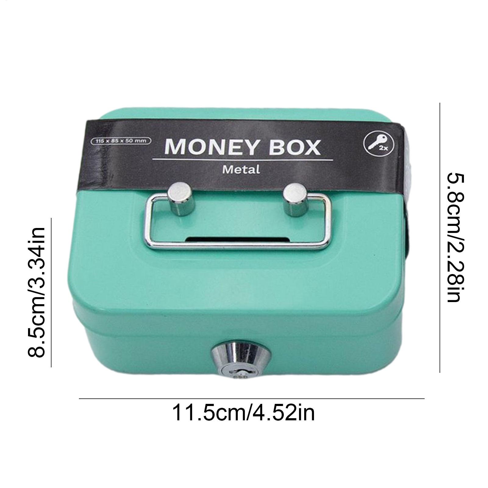 Mini Metal Safe Lock Box Porta - Home Office Passport recension och pris