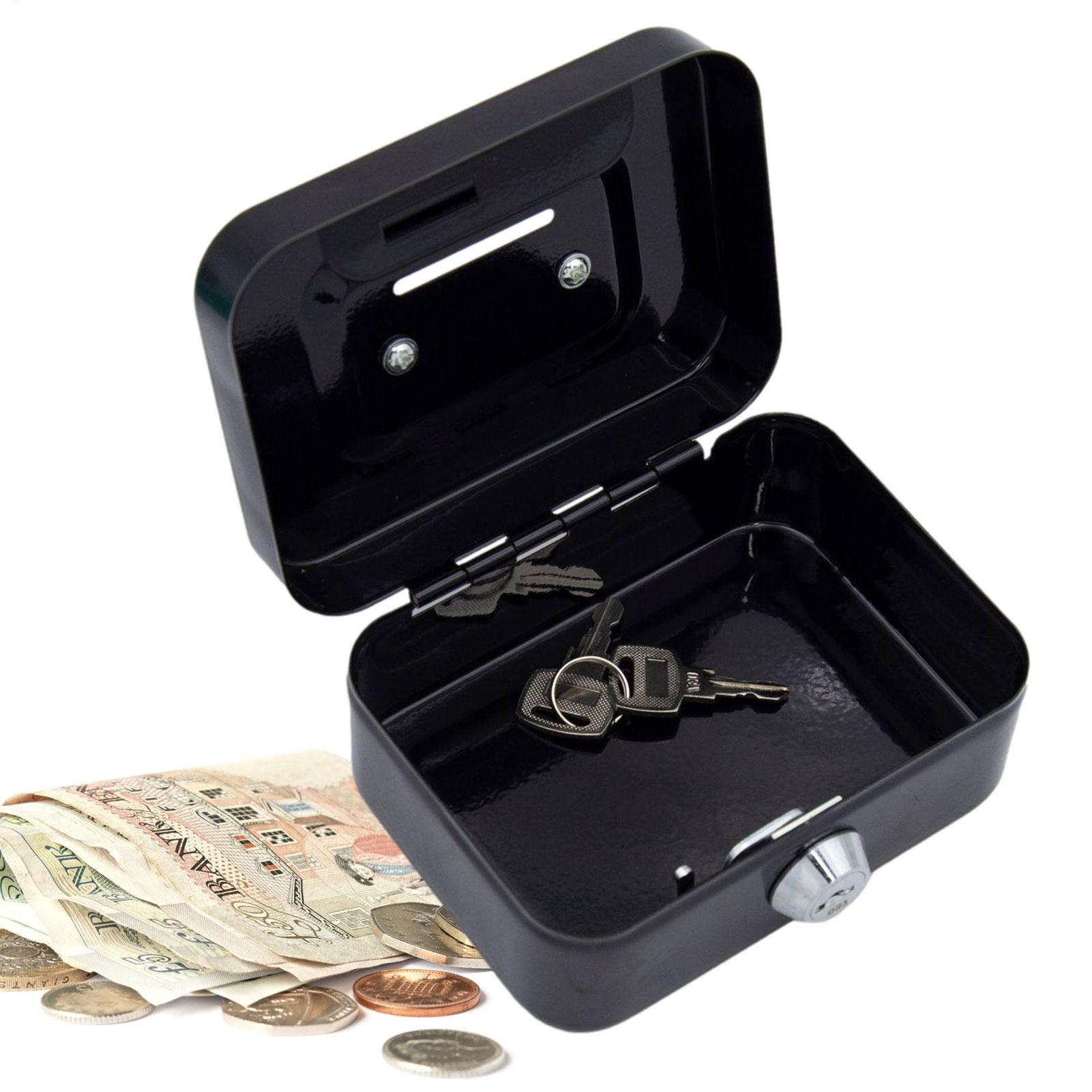 Mini Metal Safe Lock Box Porta - Home Office Passport recension och pris