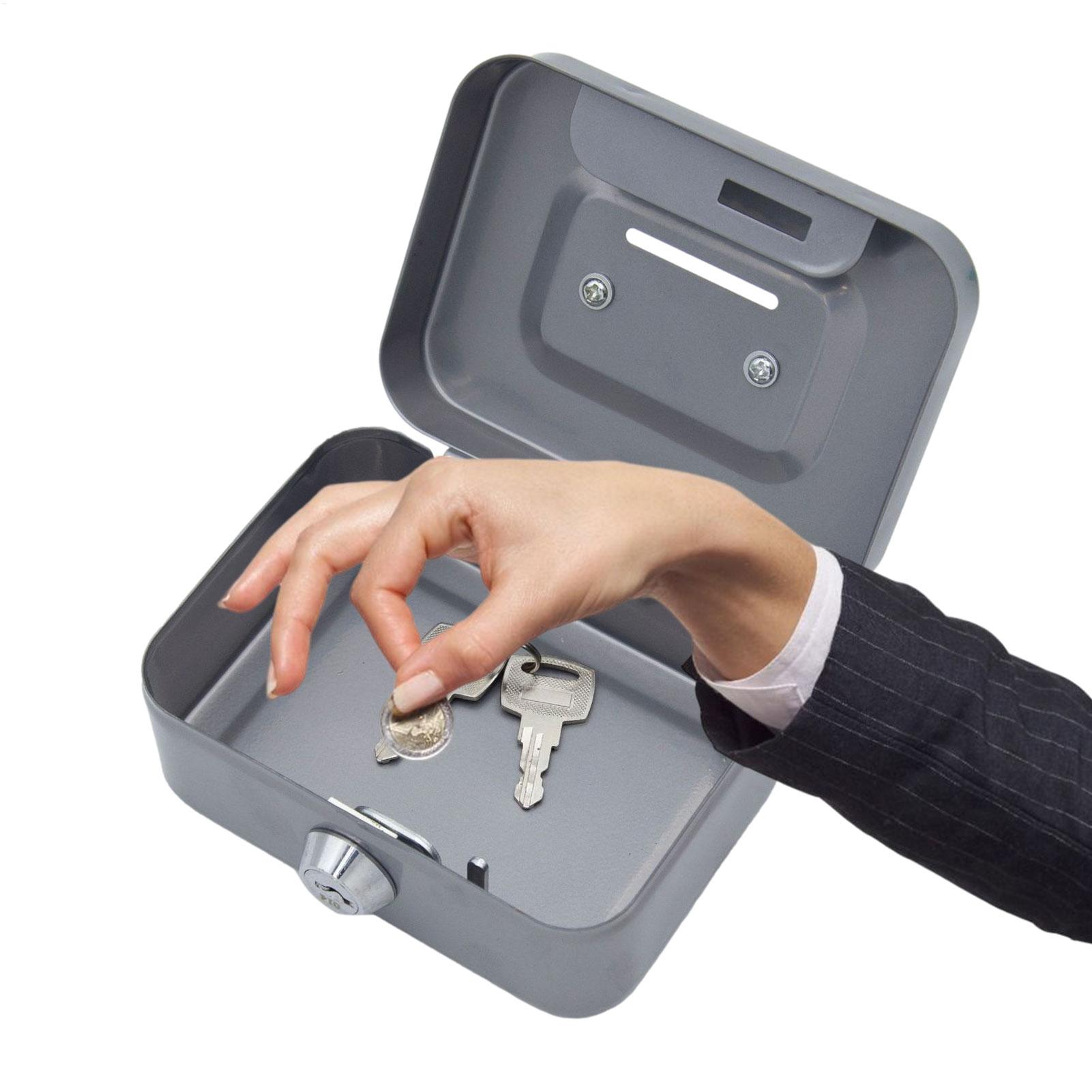 Mini Metal Safe Lock Box Porta - Home Office Passport recension och pris