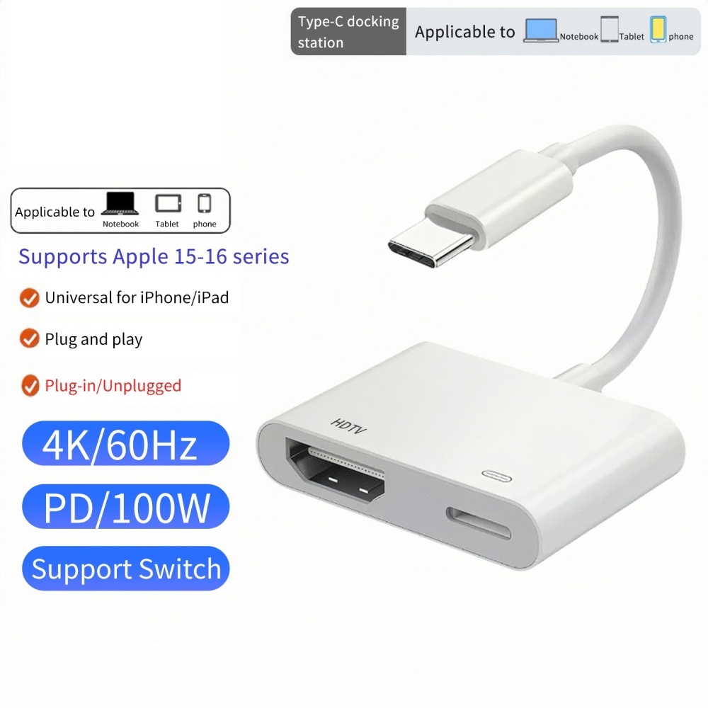 USB-C to HDMI 4K 60Hz 30Hz Con - Home Office Microsoft recension och pris