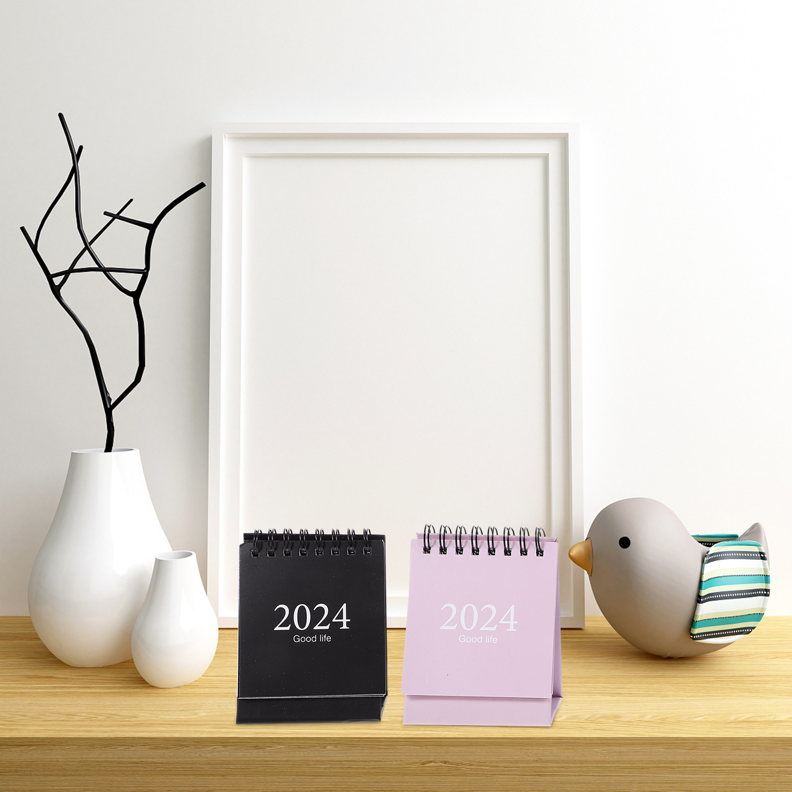6Pcs Mini Spiral Desk Calendar - Home Office 2024 recension och pris